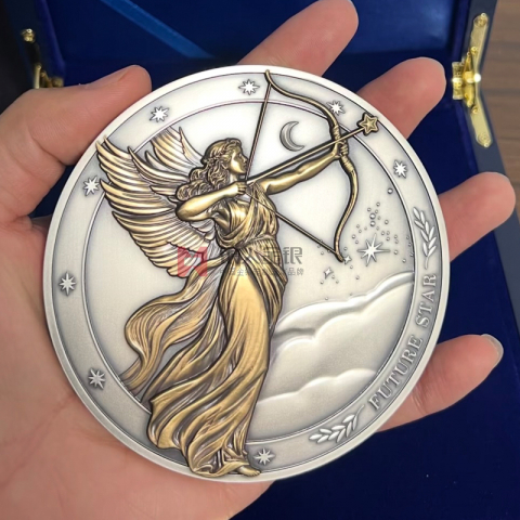 深圳華為2026年會(huì)明日之星純銀銀牌紀(jì)念盤(pán)定制