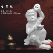 純銀生肖猴擺件、十二生肖猴純銀擺件生產(chǎn)加工