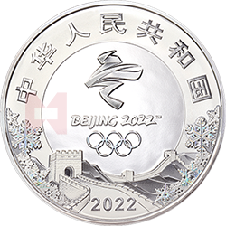 第24屆冬季奧林匹克運(yùn)動(dòng)會金銀紀(jì)念幣（第2組）1公斤圓形銀質(zhì)紀(jì)念幣